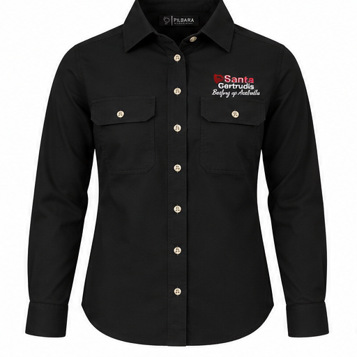 Women's Open Front Work Shirt - Christmas 2026 Order
