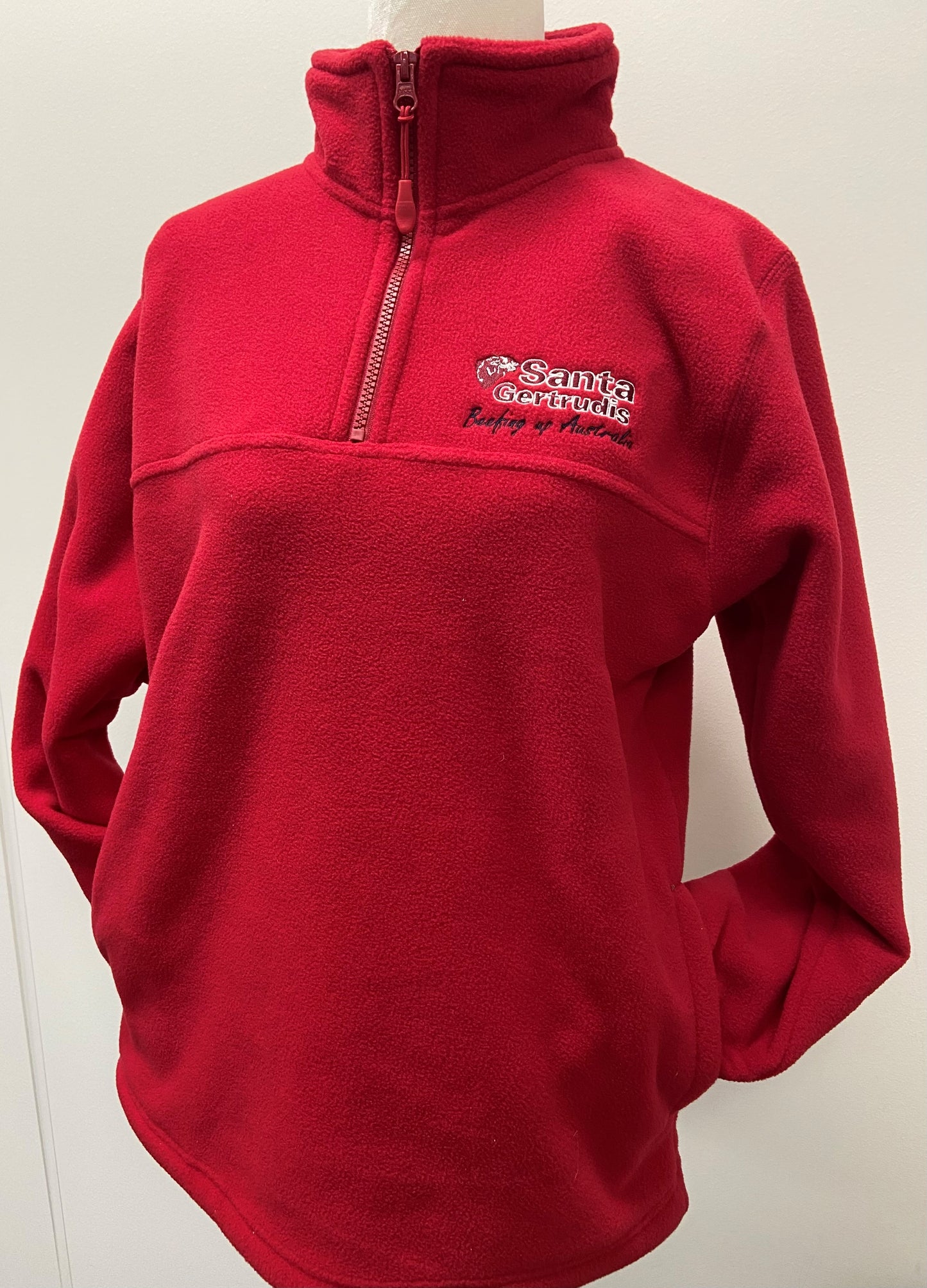 Kids Fleece Jumper Red