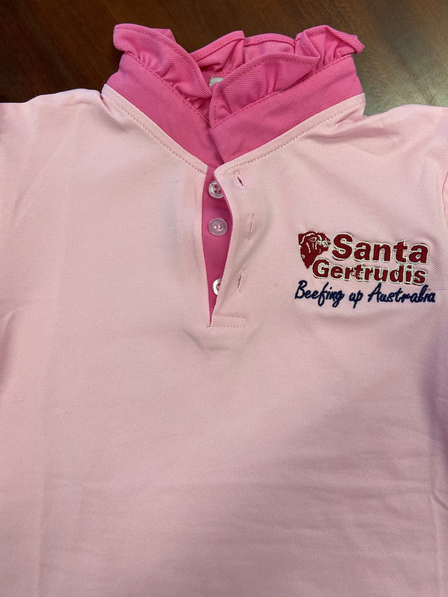 Embellished Collar Polo Shirt - Kids and Ladies