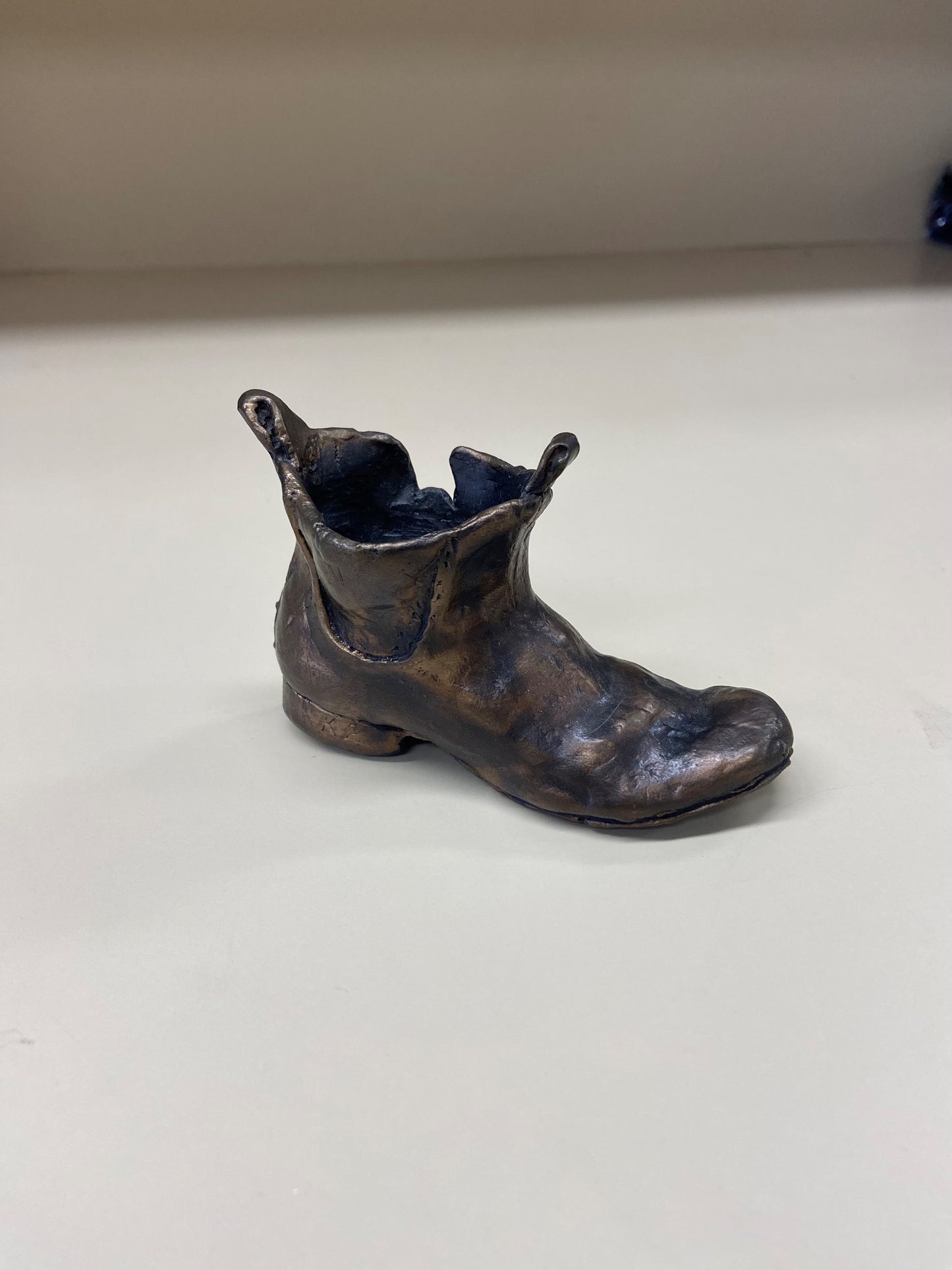 Boot Statue Small - Bronze