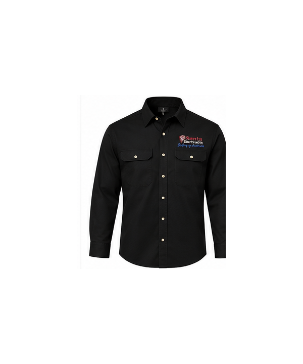 Men's Open Front Work Shirt - Christmas 2026 Order