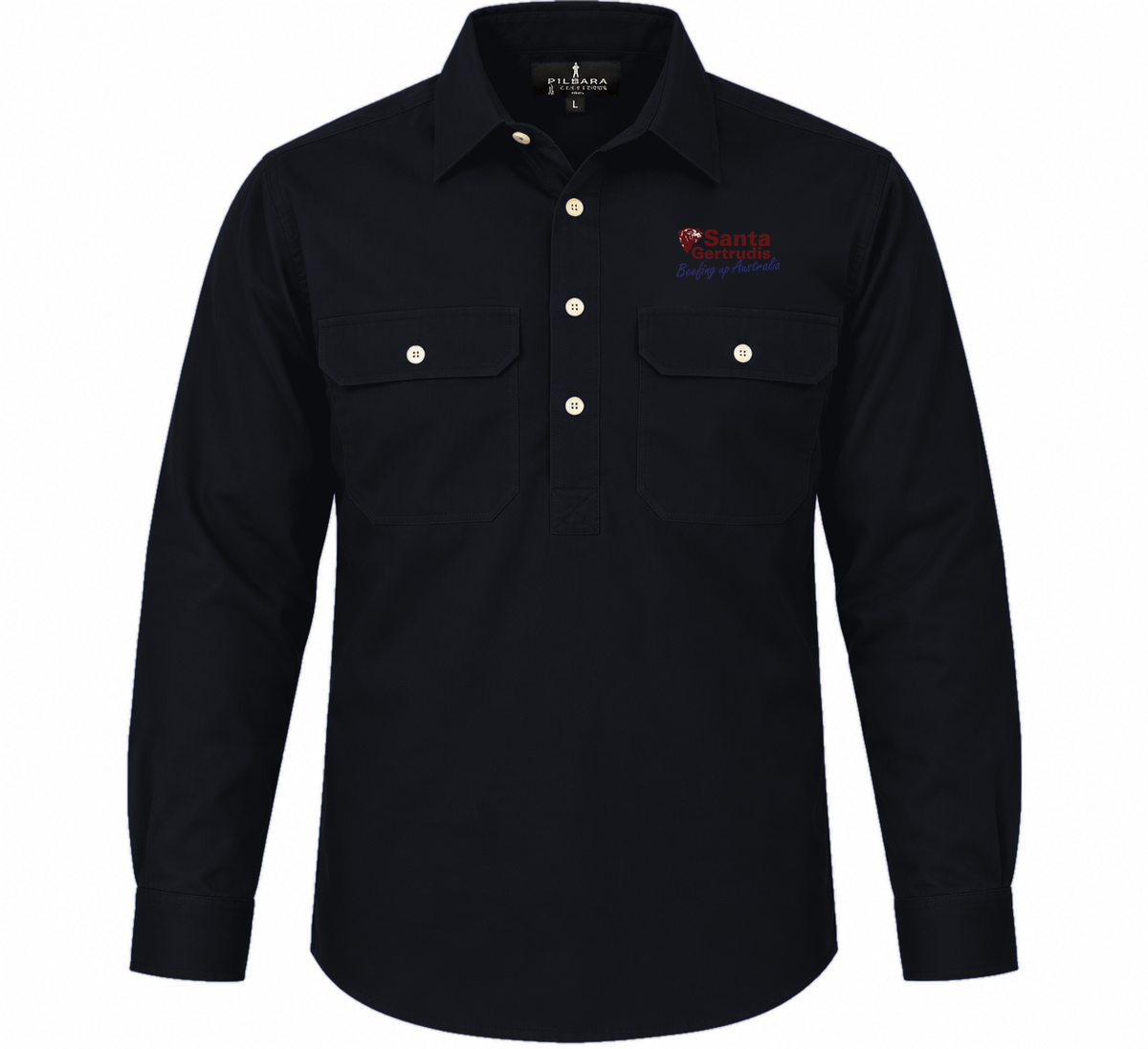 Men's Closed Front Work Shirt - Christmas 2026 Order