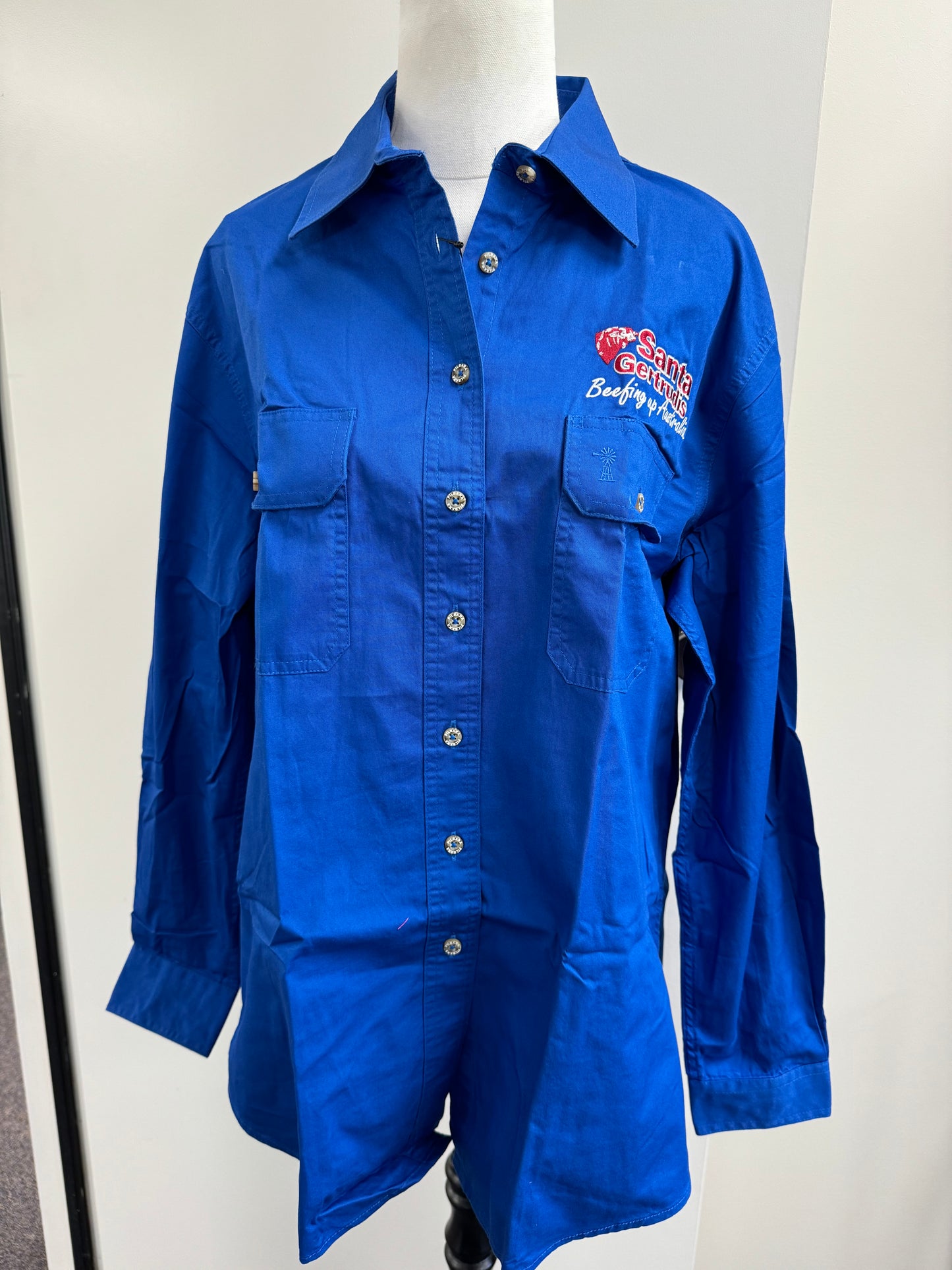 Ladies Full Button Santa Gertrudis Work Shirt