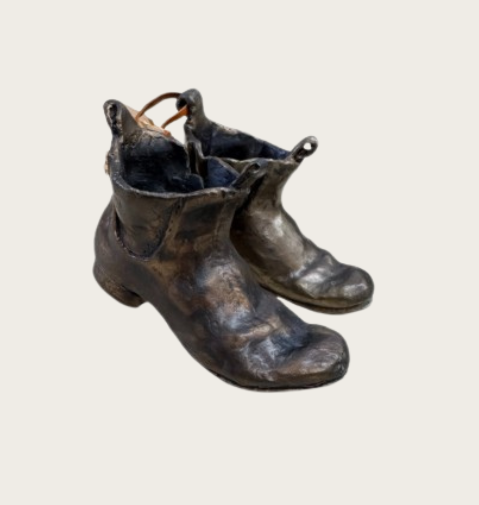 Bronze Boots Sculpture