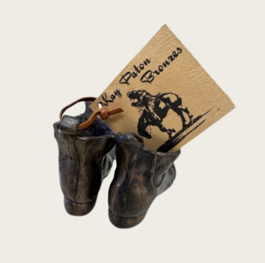 Bronze Boots Sculpture