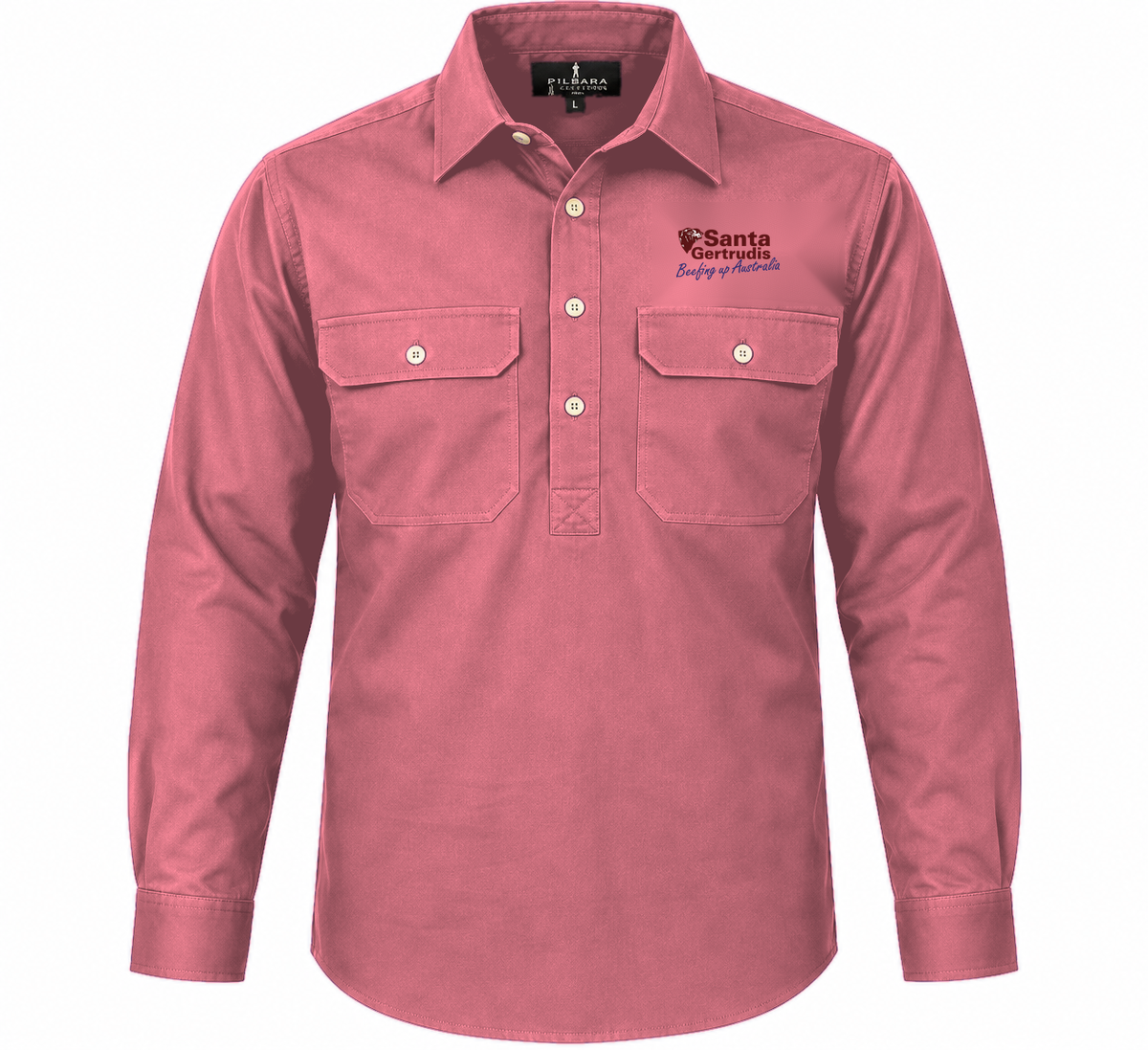Men's Closed Front Work Shirt - Christmas 2026 Order