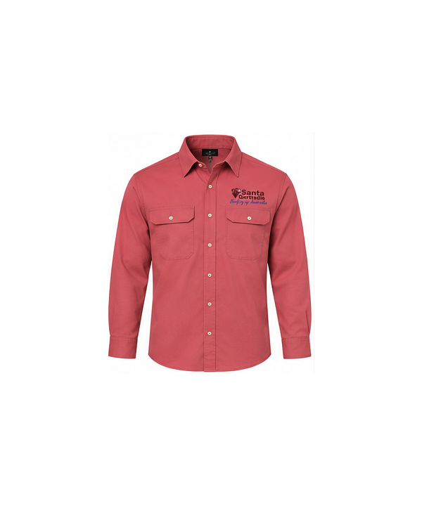 Men's Open Front Work Shirt - Christmas 2026 Order