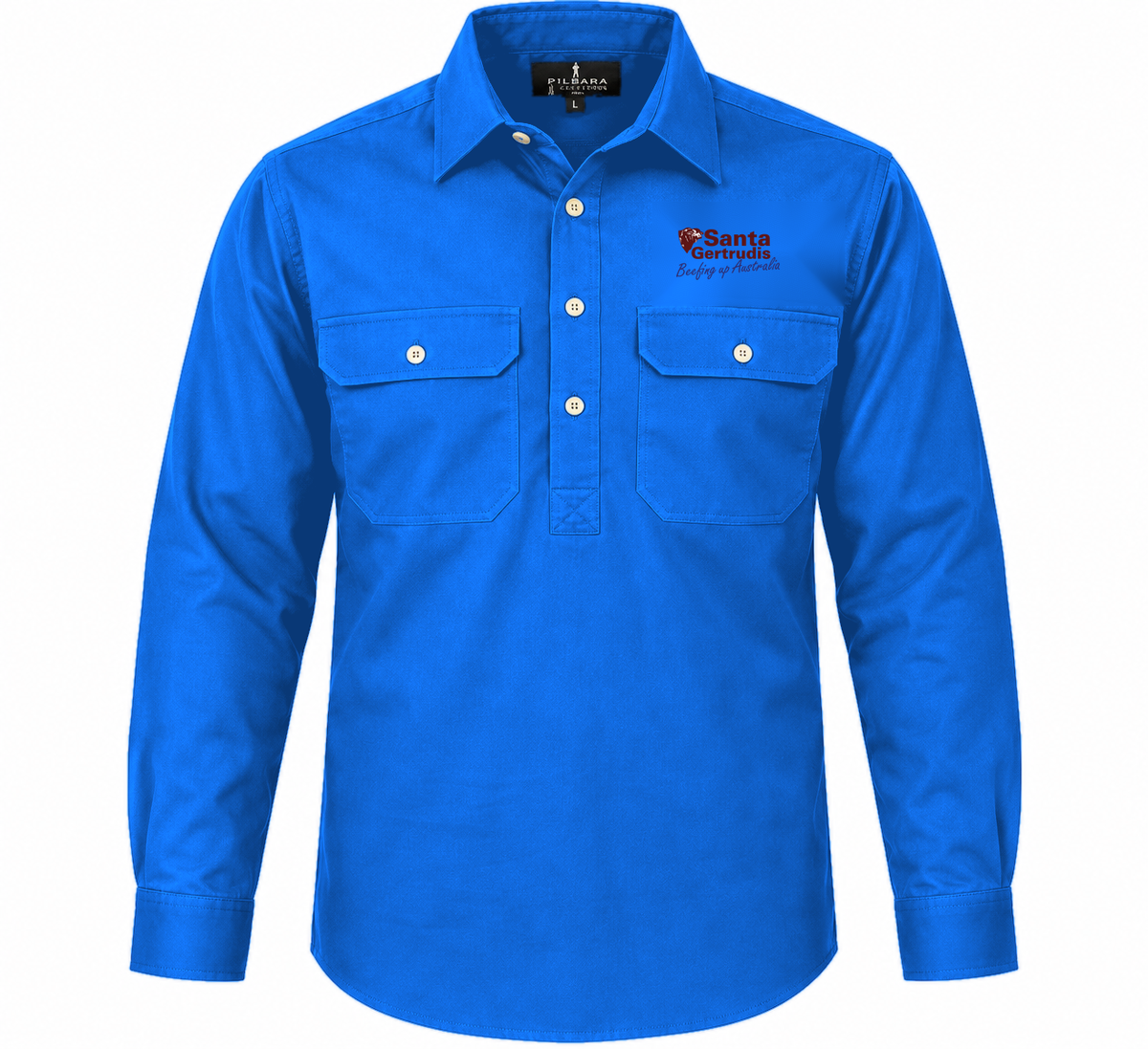 Men's Closed Front Work Shirt - Christmas 2026 Order