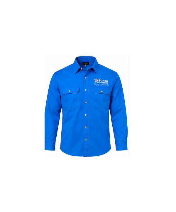 Men's Open Front Work Shirt - Christmas 2026 Order