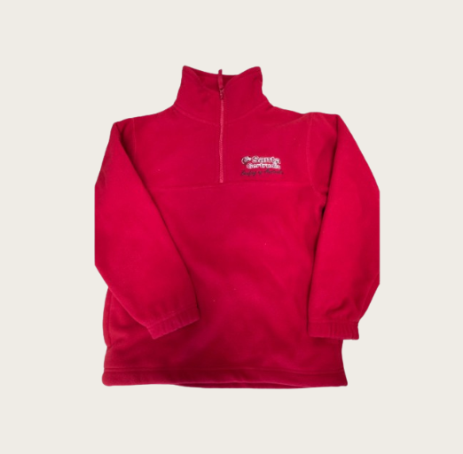 Kids Fleece Jumper Red