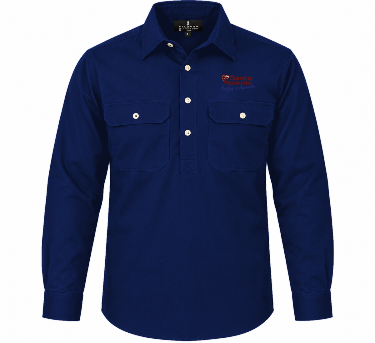 Men's Closed Front Work Shirt - Christmas 2026 Order