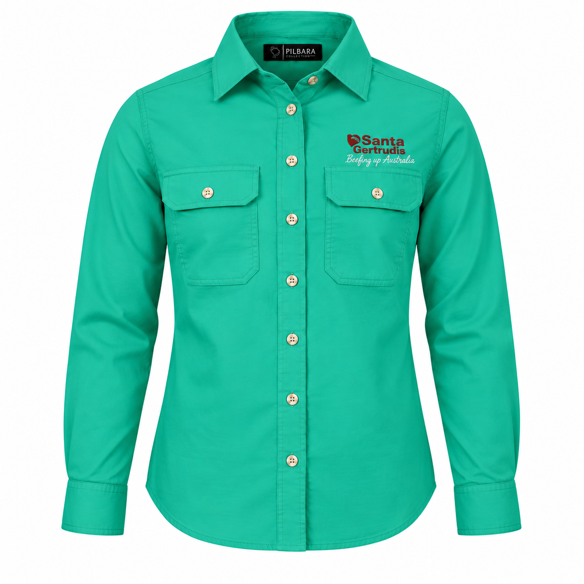 Women's Open Front Work Shirt - Christmas 2026 Order