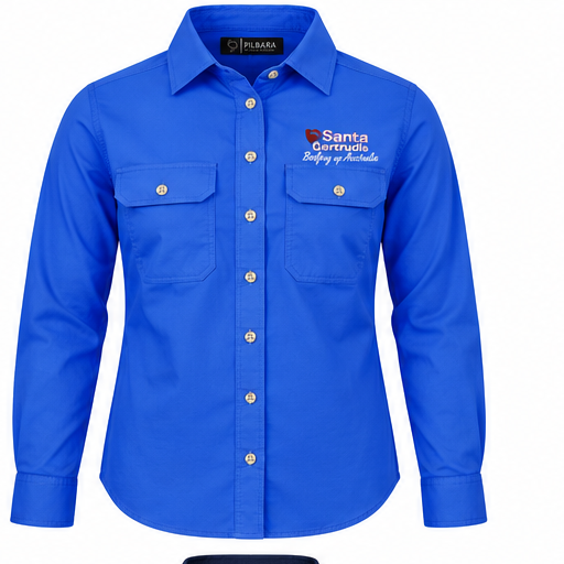 Women's Open Front Work Shirt - Christmas 2026 Order