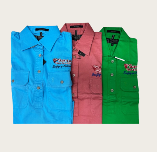 Work shirt (Ladies) Half button/closed front