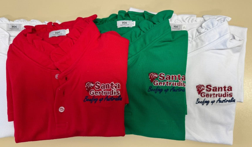 Polo Shirt - frilled collar