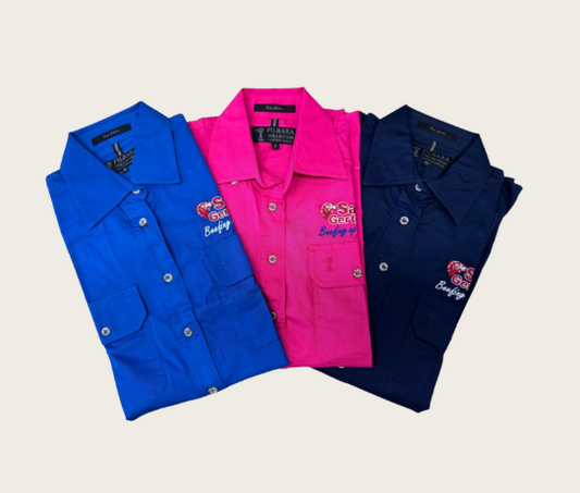 Work Shirt (Ladies) Full button