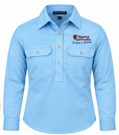 Women's Closed Front Work Shirt - Christmas 2026 Order