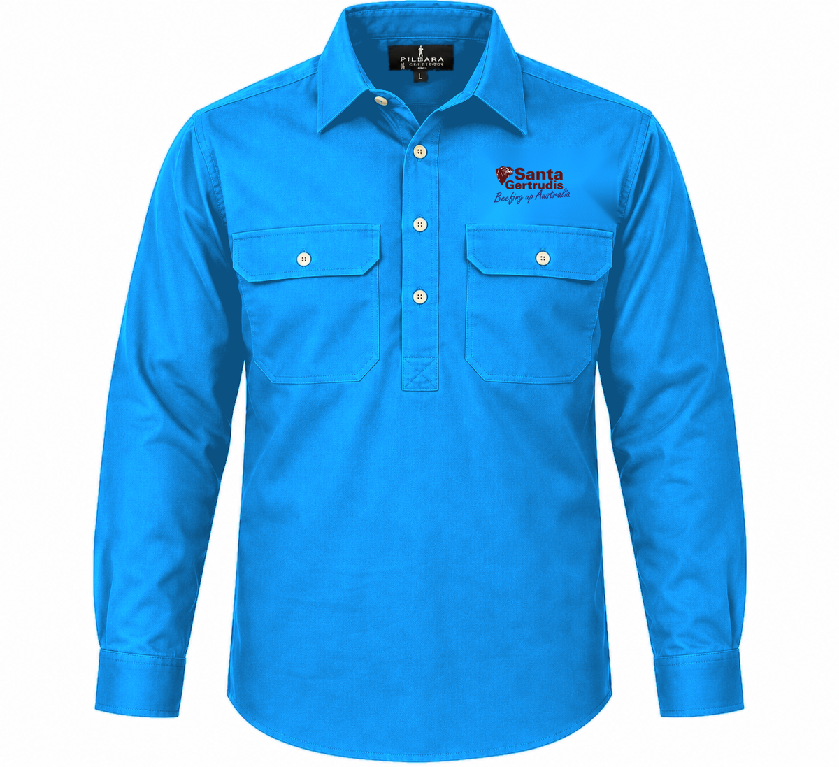 Men's Closed Front Work Shirt - Christmas 2026 Order