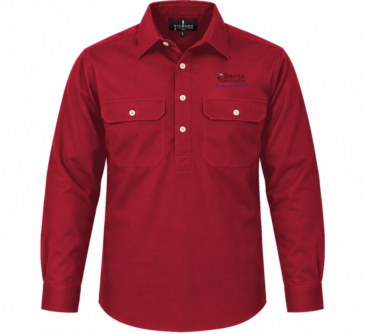 Men's Closed Front Work Shirt - Christmas 2026 Order