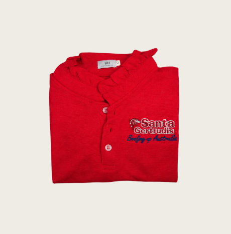 Polo Shirt - Ladies (frilled collar)
