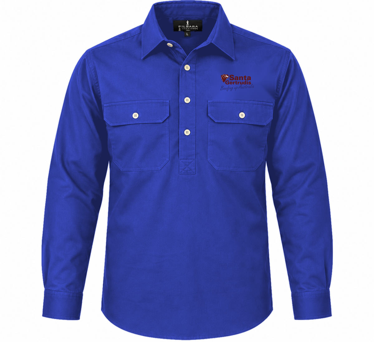 Men's Closed Front Work Shirt - Christmas 2026 Order