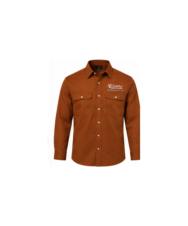 Men's Open Front Work Shirt - Christmas 2026 Order
