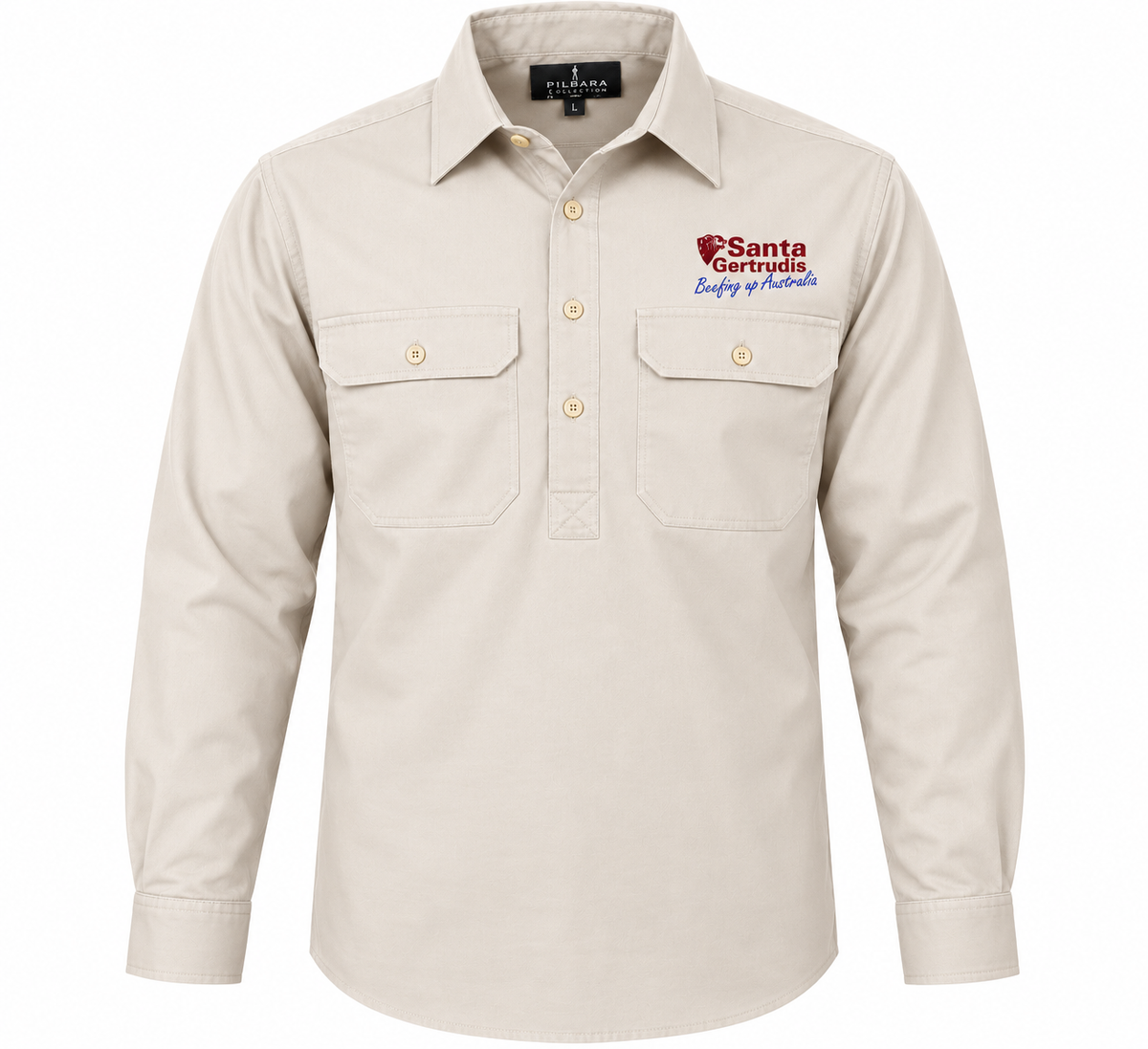 Men's Closed Front Work Shirt - Christmas 2026 Order