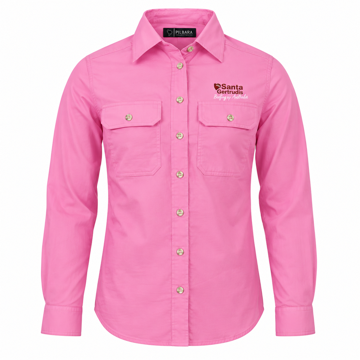Women's Open Front Work Shirt - Christmas 2026 Order