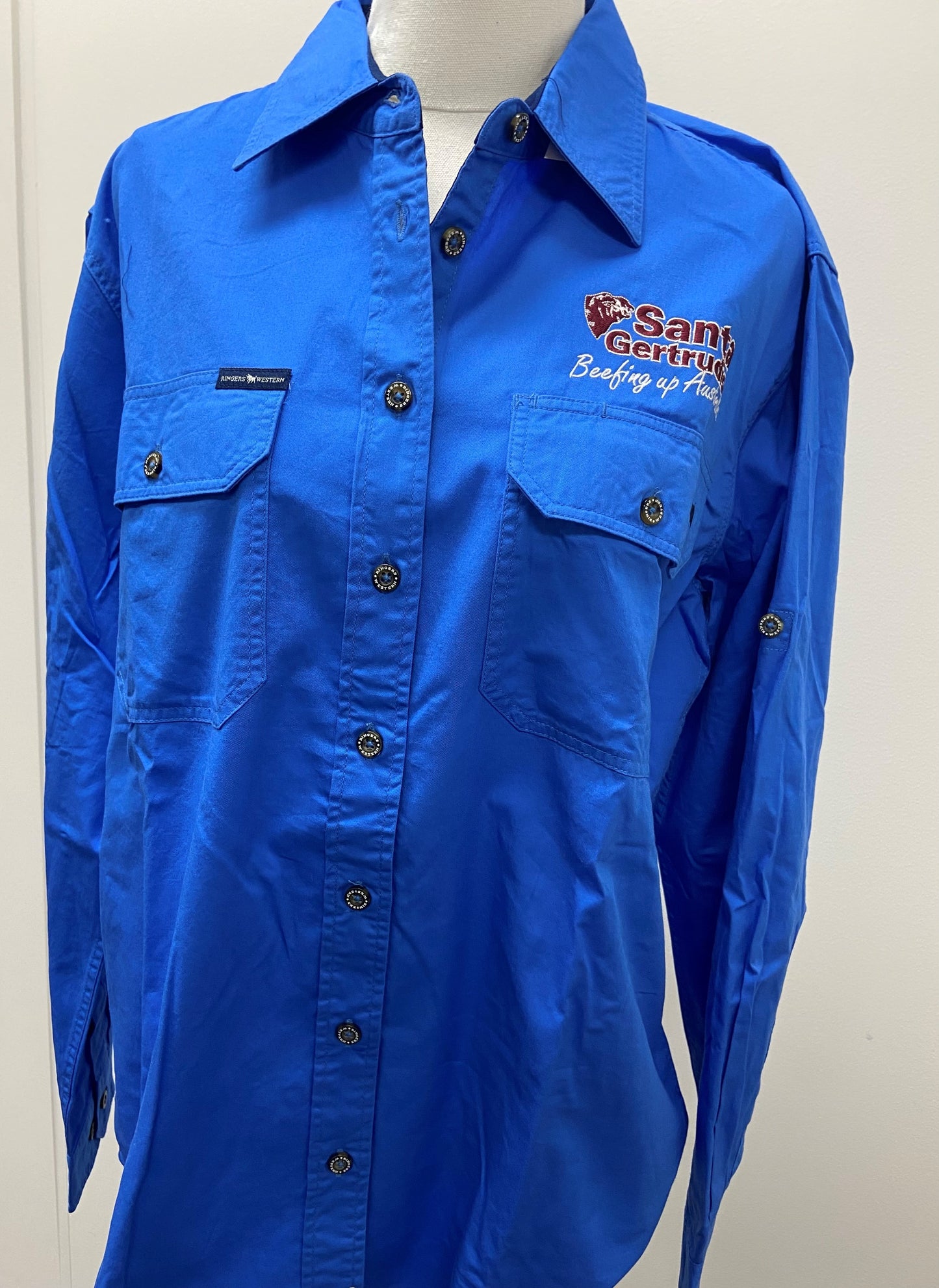 Ladies Full Button Santa Gertrudis Work Shirt