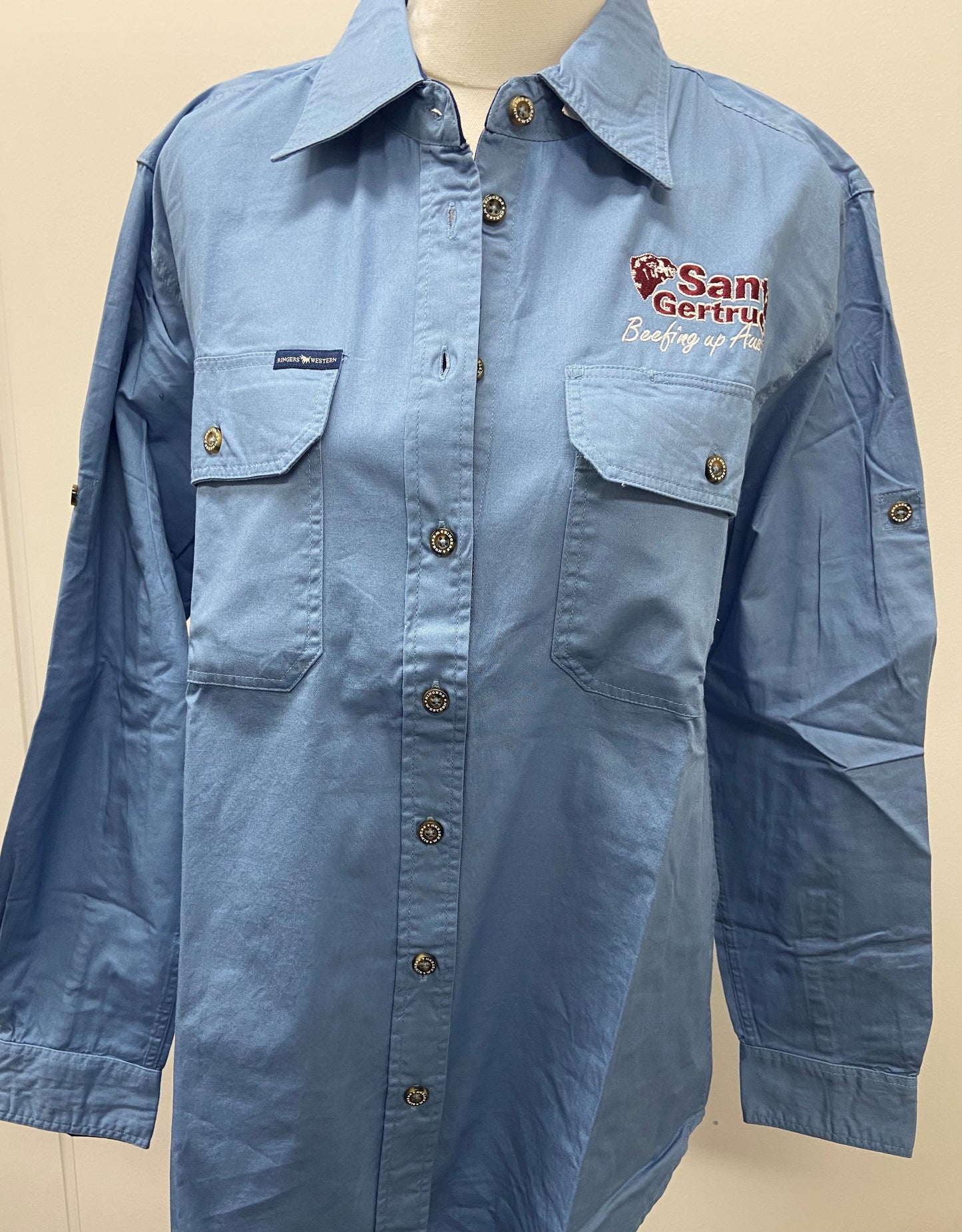 Ladies Full Button Santa Gertrudis Work Shirt